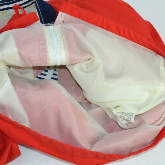 Vtg 1990's New York Girl Jacket, Red/Navy Blue - Full Zip Medium - Picture 6 of 6